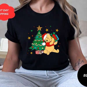 Winnie The Pooh Christmas Shirt, Pooh Bear Christmas Shirt, Winnie The Pooh Holiday Shirt, The Pooh Christmas Shirt