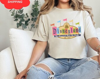 Camiseta Disneyland Est. 1955, camiseta retro Disneyland, camiseta Disneyland 1955, sudaderas retro Disney, camiseta retro Disney
