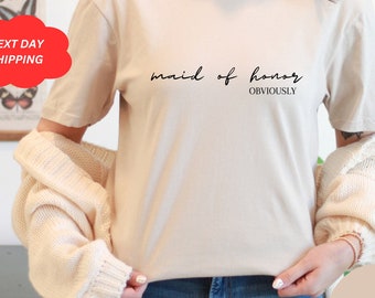 Maid of Honor Shirt, Bridal Party Gift, Bridesmaid Shirt