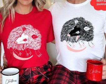 Opossum Shirt, Opossum Liebhaber Shirt, süßes Shirt, Herbst übergroße Shirts