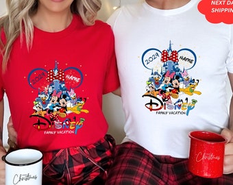 Camisas personalizadas de viaje de Disney, camisas de Disneyworld, camisetas de vacaciones de Disney, camisas de pareja de Disney, camisas a juego de la familia Disney, viaje de Disney