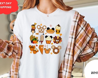 Disney Thanksgiving T-Shirt, Fall Mickey Mouse Tee