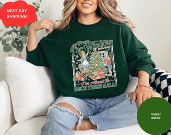 From The Windows To The Walls Shirt, Retro Christmas Shirt, Womens Holiday Shirt, Xmas Shirt Gift, Christmas Funny Song Tee