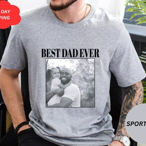 Custom Photo Dad Shirt, Custom Photo Comfort Colors Shirt for Dad Grandpa, Fathers Day Shirt, Fathers Day Gift 2025, Grandpa Gift, Dad Gift