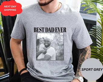 Custom Photo Dad Shirt, Custom Photo Comfort Colors Shirt for Dad Grandpa, Fathers Day Shirt, Fathers Day Gift 2025, Grandpa Gift, Dad Gift