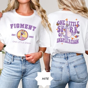 Retro Disney Figment Shirt, One Little Spark Of Inspiration, Figment Est 1983 Shirt, Epcot Figment Shirt, Disneyland Shirt