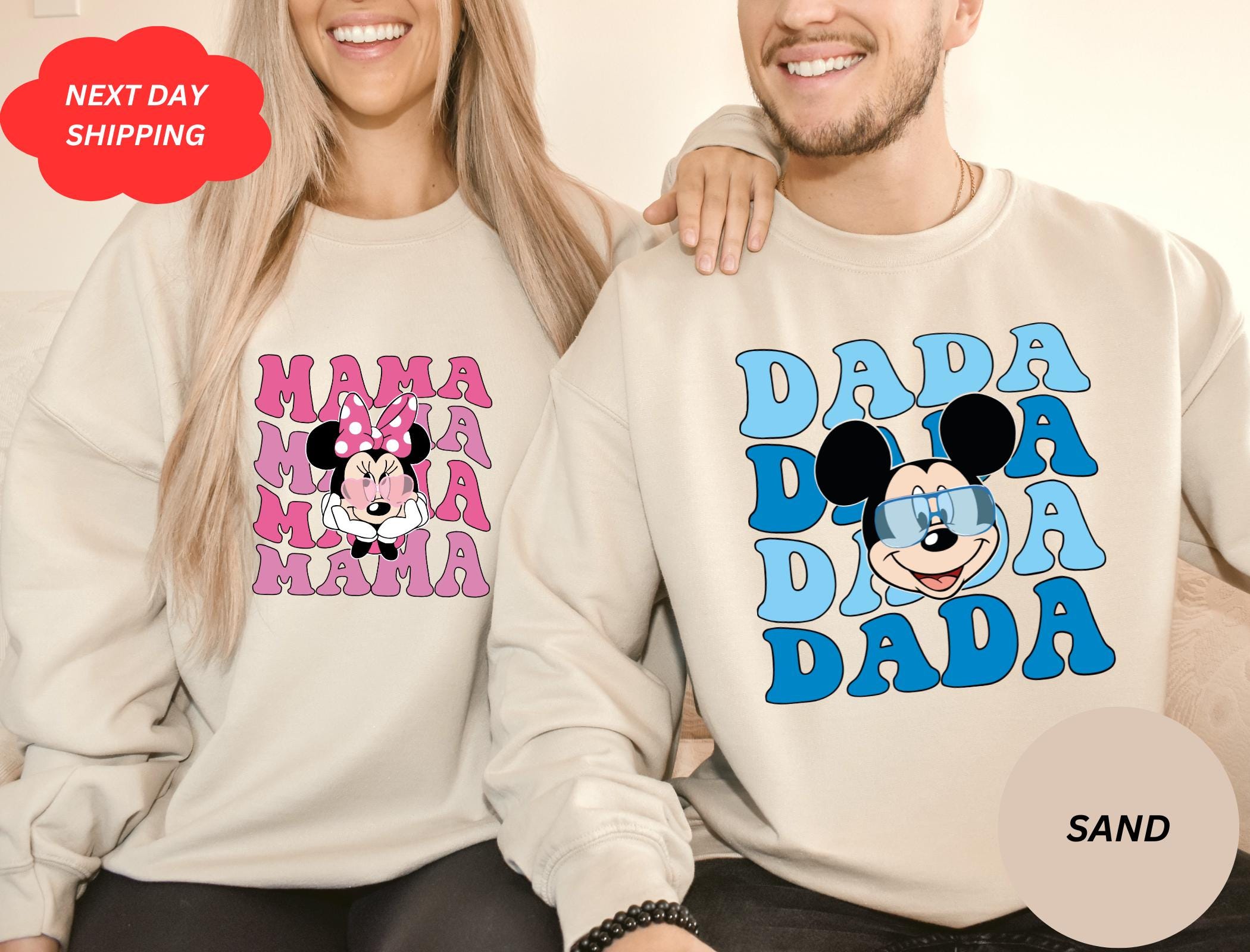 Happy Minnie Mouse Mama Sweatshirt - Etsy