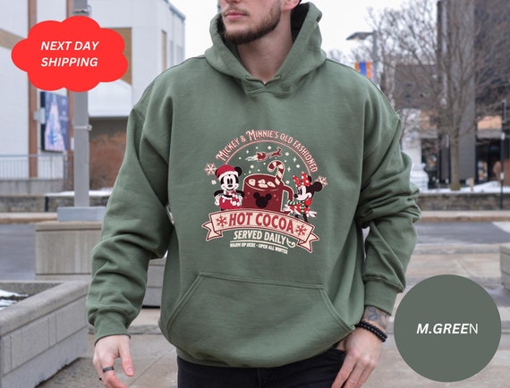 Hot Cocoa Shirt - Christmas Gift Shirt - Mickey and Minnie Christmas. Disney Christmas Shirt, Mickey and Minnie Shirt, Christmas Gift