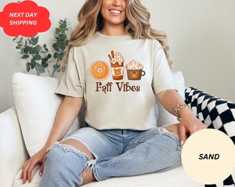Fall Vibes Shirt, Pumpkin Pie Coffee Shirt, Thanksgiving Autumn Shirt, Cozy Fall Tee, Pumpkin Latte Shirt, Fall Drink Shirt