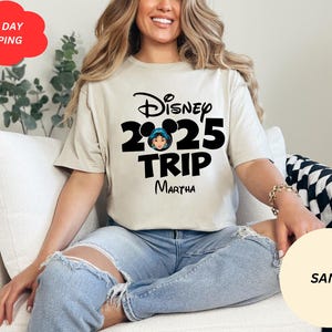 Custom Disney All Characters Shirt, Custom Disney Trip 2025 Shirt, Disney Shirts, Disney Mickey, Star Wars, Toy Story Characters Shirts