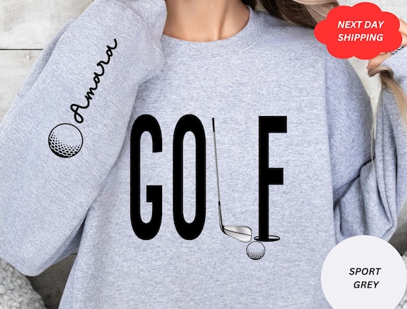 Golf shirt for Women Name on Sleeve Golf Gift for Her Golfer Gift Golf Mom Women's Golf Gifts Golf Shirts for Women Golf Lover Gift