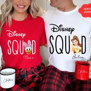 Disney Squad Shirt, Custom Disney Shirt, 2024 Disney Family Shirt, Disney Trip Shirt, Mickey & Friends Shirt, Disney Kids Shirt