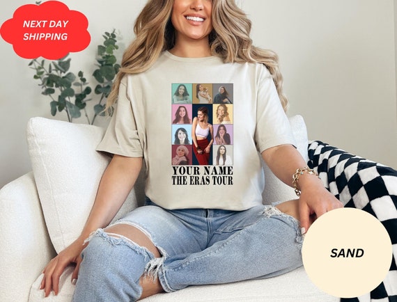 Custom Era's Tour  Shirt, Custom Your Photos Shirt, Custom Eras Tour Shirt, Swift Fan T-Shirt, Custom Shirt, Your Version