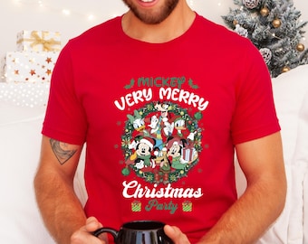 Mickey's Very Merry Christmas Party 2026 Sweatshirt, Christmas Family Matching Shirt, Mickey Christmas, Merry Christmas, Disney Christmas