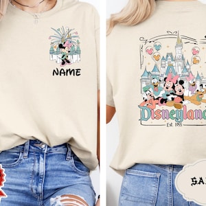 Custom Disneyworld Mickey And Friends Shirt, Custom Name Disney Family 2025 Shirts, Retro Disneyworld Trip Tee, Disney Family Vacation Shirt
