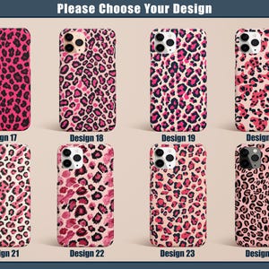 Pink Leopard Cheetah Phone Case for iPhone 17 16 15 14 13 12 11 Pro Max Air Plus Magsafe Galaxy S26 S25 S24 S23 S22 S21 Ultra Pixel 10 9 8 imagen 4