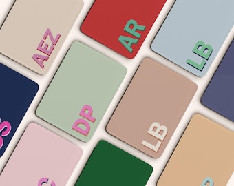 Spersonalizowane etui Kindle z monogramem i inicjałami, spersonalizowana nazwa do Kindle Paperwhite 2024 12. generacji, 7 cali, Colorsoft Signature, pasek, 3D, duży cień