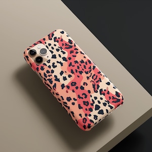 Pink Leopard Cheetah Phone Case for iPhone 17 16 15 14 13 12 11 Pro Max Air Plus Magsafe Galaxy S26 S25 S24 S23 S22 S21 Ultra Pixel 10 9 8 imagen 5