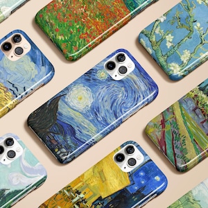 Vincent Van Gogh Phone Case for iPhone 16 15 14 13 12 11 X Xs Max Xr Pro Plus Magsafe Samsung Galaxy S24 S23 S22 S21 S20 Ultra Pixel 6 7 8 9