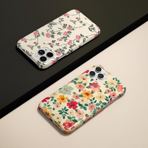 Floral Phone Case Wildflower Case Spring Flower Cover for iPhone 17 16 15 14 13 12 Pro Max Air Plus Galaxy S25 S24 S23 Ultra Pixel 10 9 8 7 imagen 6