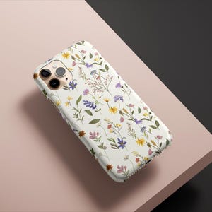 Floral Phone Case Wildflower Case Spring Flower Cover for iPhone 17 16 15 14 13 12 Pro Max Air Plus Galaxy S25 S24 S23 Ultra Pixel 10 9 8 7 imagen 7
