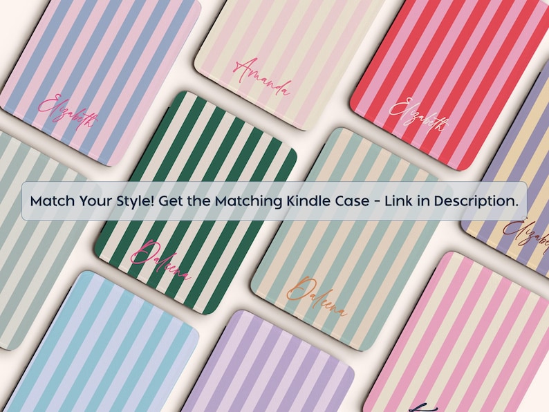 Stripe Monogram Initials Custom Name Phone Case for iPhone 17 16 15 14 13 12 11 Pro Max Plus Magsafe Galaxy S25 S24 S23 S22 S21 Pixel 10 9 8 image 7
