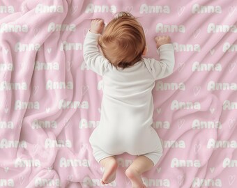 Personalized Baby Blanket, Custom Baby Name Blanket, Baby Blanket with Name, Custom Baby Blanket, Baby Girl Blanket, Baby Boy Blanket Custom