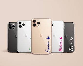 Personalized Custom Case Clear Case For iPhone 16 15 14 13 12 11 X Xs Max Xr Pro Plus Magsafe Samsung Galaxy S24 S23 S22 S21 S20 Note Ultra