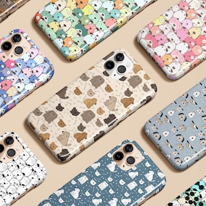 Funny Kawaii Dog Case for iPhone 16 15 14 13 12 11 X XS Max XR Pro Plus Mini Magsafe Samsung Galaxy S25 S24 S23 S22 S21 Ultra Pixel 6 7 8 9