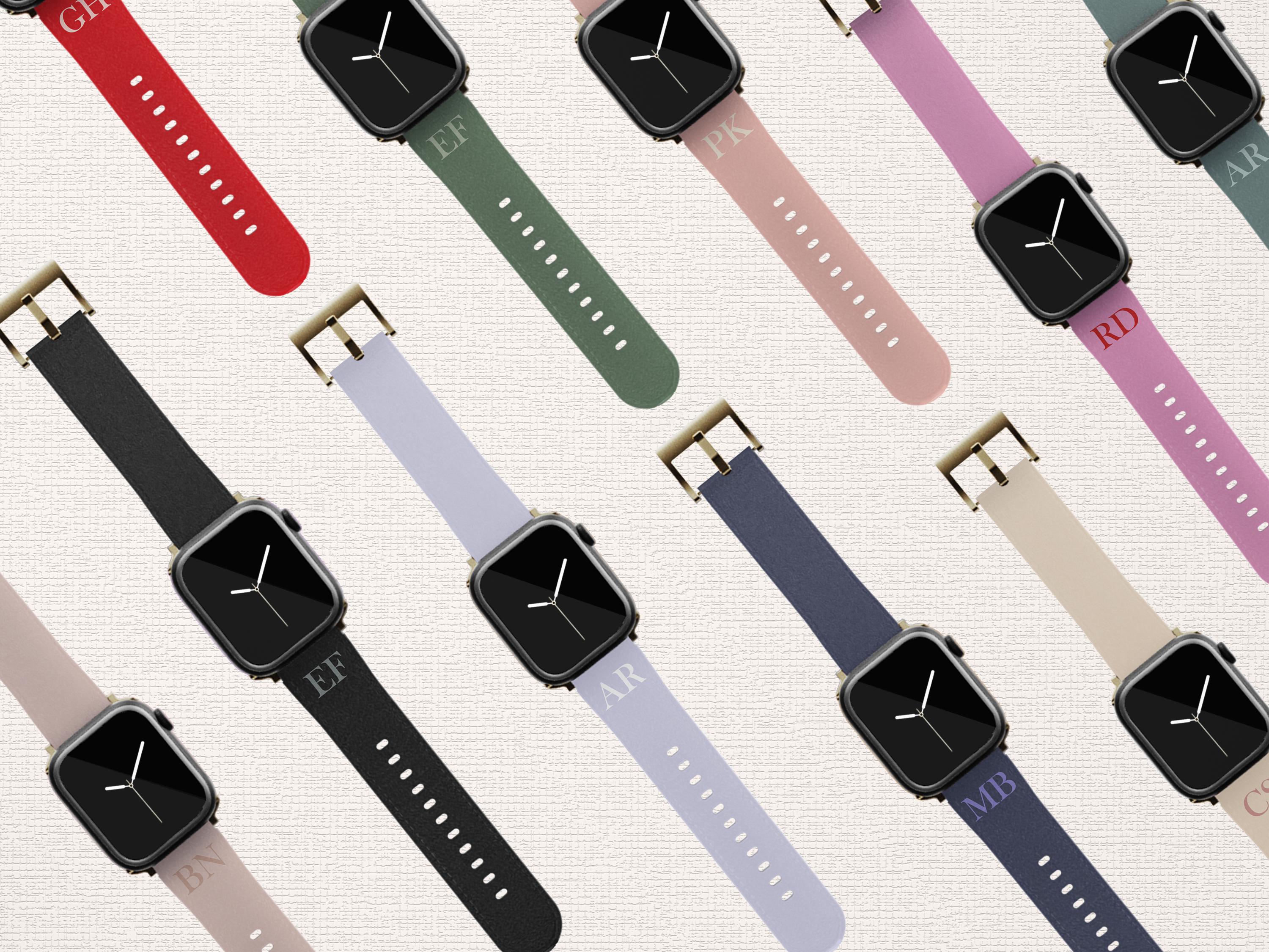 Apple Watch Series 44 45 カスタム カーボンファイバー