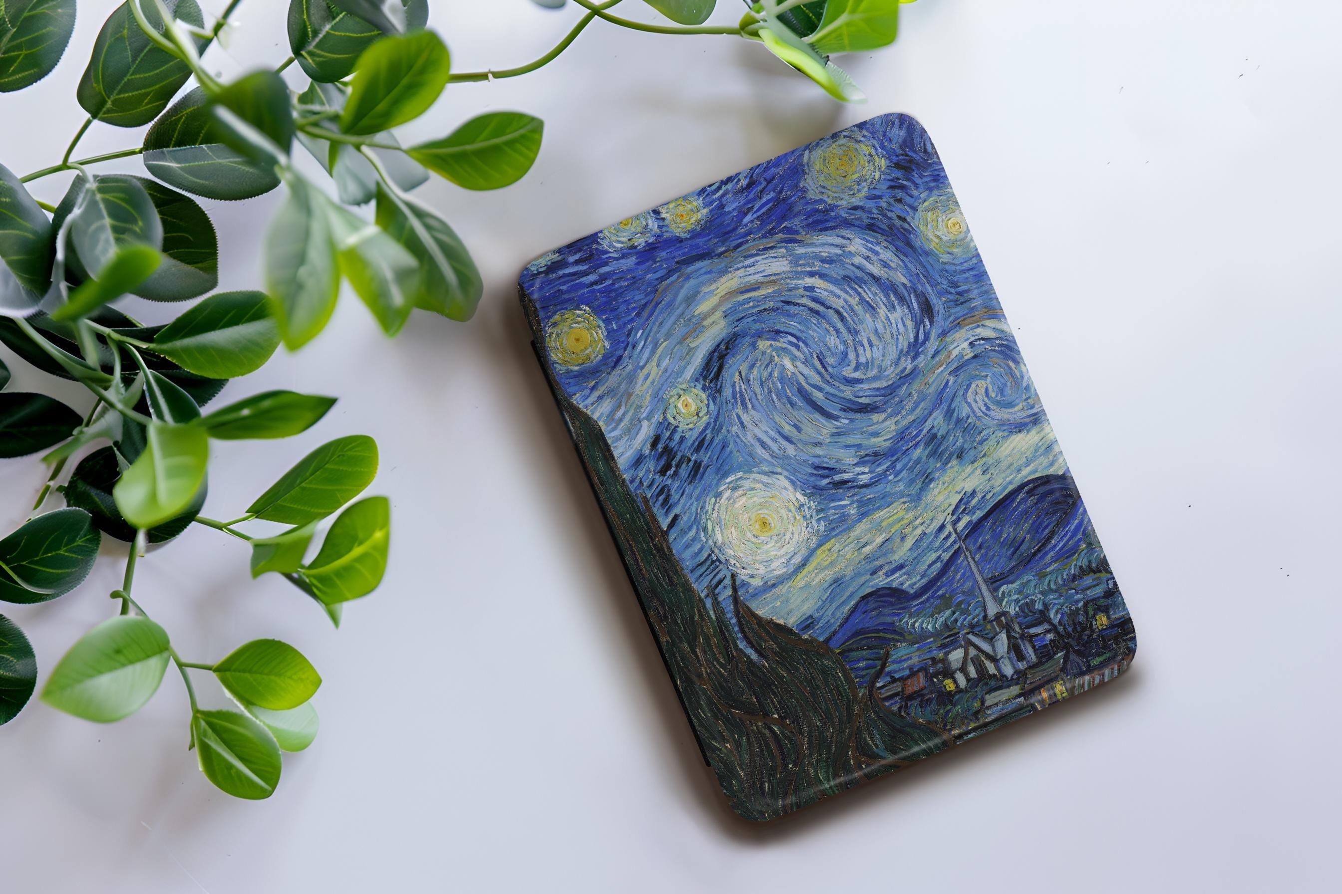 星月夜 ゴッホ Kindleケース ストラップ付き Paperwhite 7インチ用 