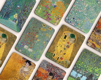 Gustav Klimt Kindle Case for Kindle Paperwhite 12th Gen 7" Colorsoft Signature 2024 Art Painting Aesthetic The Kiss Portrait of Adele Flower