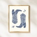 navy cowgirl boots