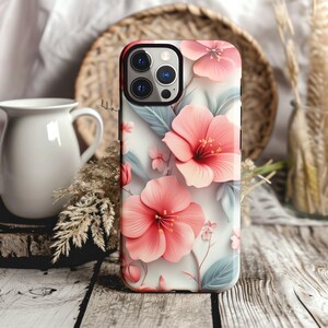 3D Flower Design Tough Phone Case, iphone 8 11 12 13 14 15 16 pro max plus, Google Pixel 7 8 9 pro, Samsung Galaxy 21 22 23 24 25 ultra plus
