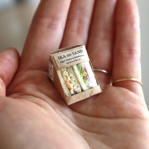 Miniature sandwich, Miniature food, Dollhouse food
