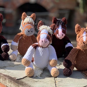 Custom Personalized Plush Crochet Horse