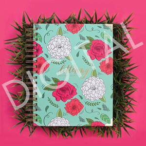 Diario de oración con letras, versión digital - Eden Floral