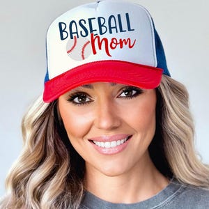 Baseball Mom Trucker Hat