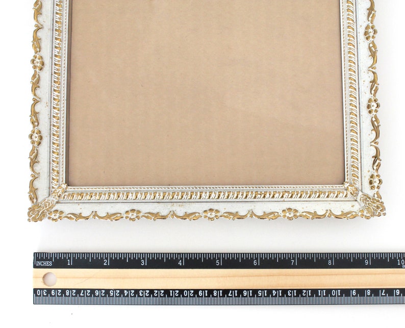 Vintage Ornate Gold Hollywood Regency Picture Frame 8 X 50