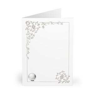 Elegante Blumengrußkarten (5er-Pack) - Perfekt für Hochzeiten, Jubiläen, Dankesnotizen oder besondere Anlässe
