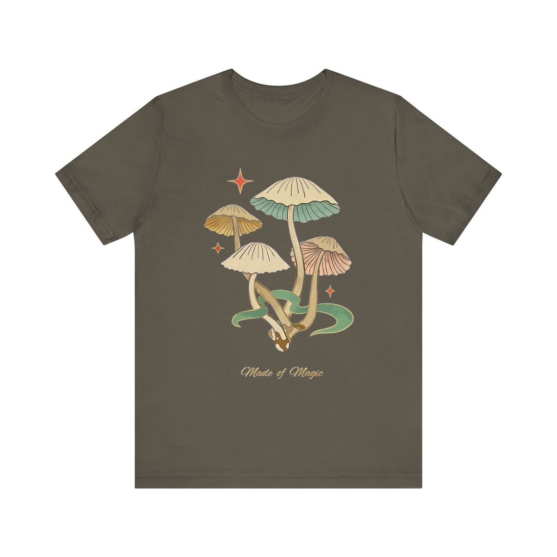 MUSHROOM UNIVERSE GRAPHIC T SHIRT