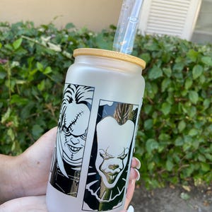 Frosted Halloween Guys Cup