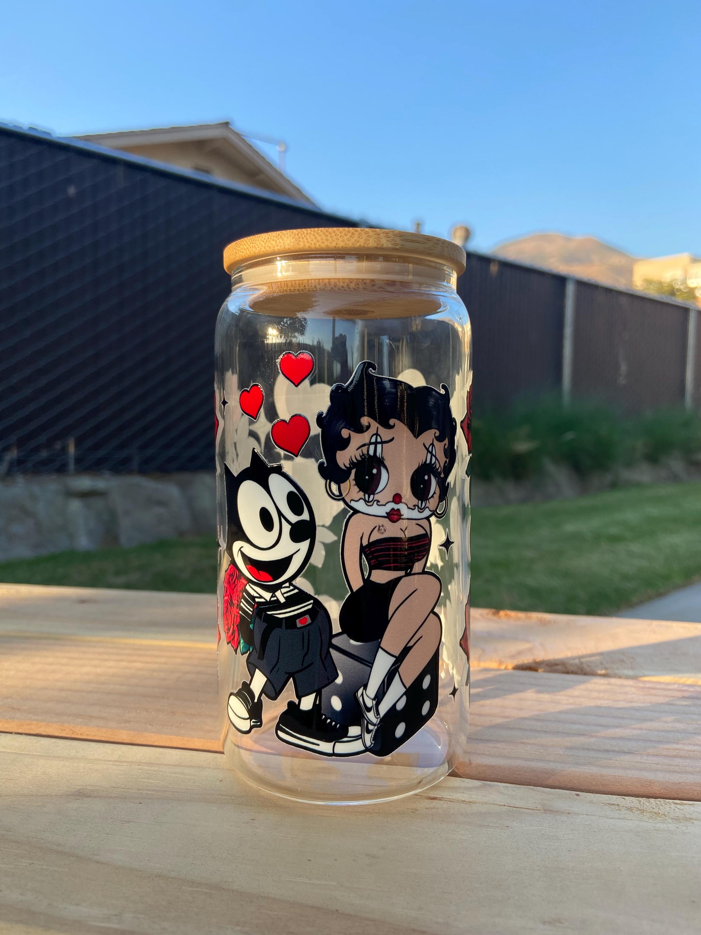 Betty and Cat Drinking Tumbler