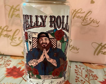 Jelly Roll 16oz. Glass Can