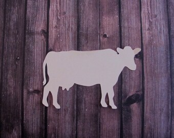 Die Cut Cow Paper Cutout 20 Pack Paper Cow Paper Cow Shapes Cow Shapes