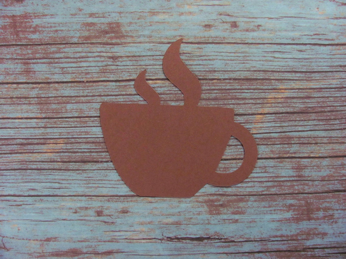 Die Cut Shape Coffee Mug Printables