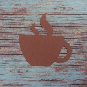 Coffee Cup Mug Die Cuts - 20 Pcs - Paper Shapes Cardstock Cutouts - Etsy