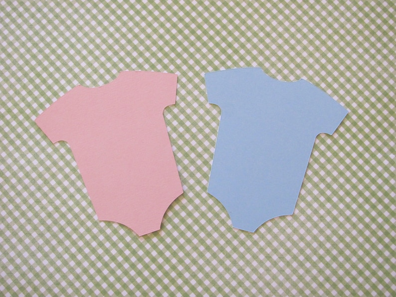 Baby Onesies Baby Shower Die Cuts 20 Pcs Paper Shapes Etsy