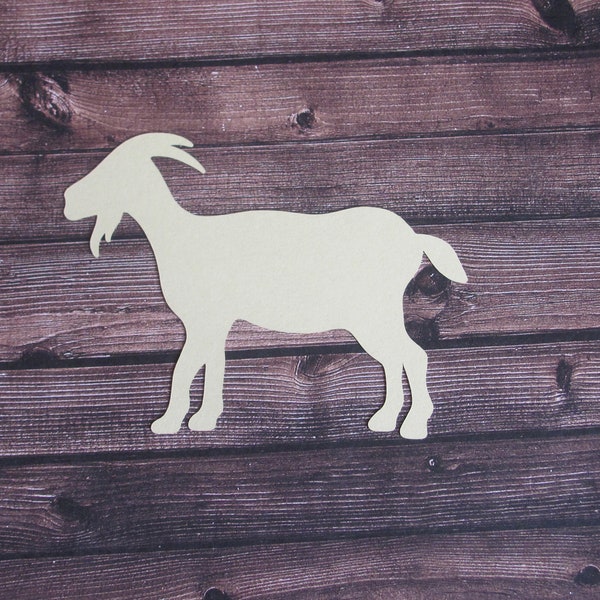 Goat Die Cuts - 20 pcs - Paper Shapes Cardstock Cutouts