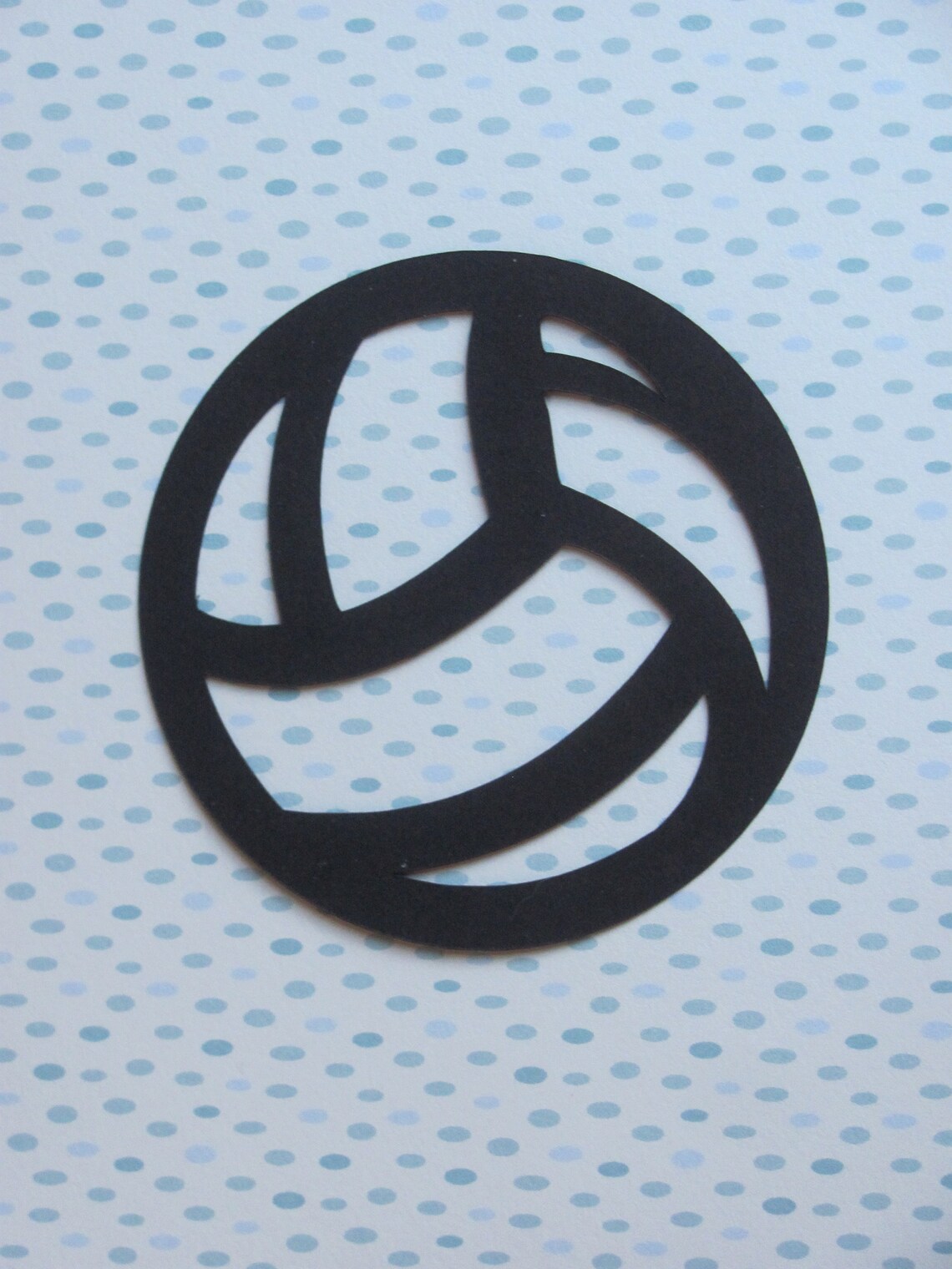 Volleyball Die Cuts 20 Pcs Paper Shapes Cardstock Cutouts Etsy